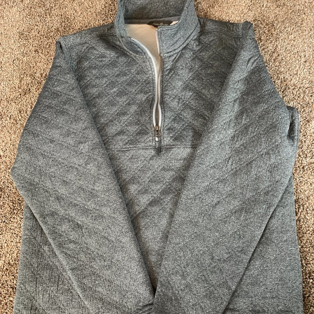 Eddie Bauer Quilted Quarter Zip